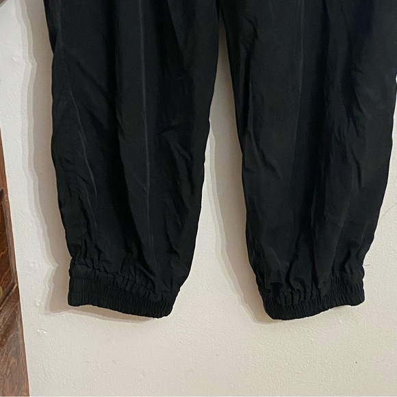 Banana Republic Black Sleeveless Jumpsuit Elastic Drawstring Waist Jogger Size 4 - Picture 11 of 11